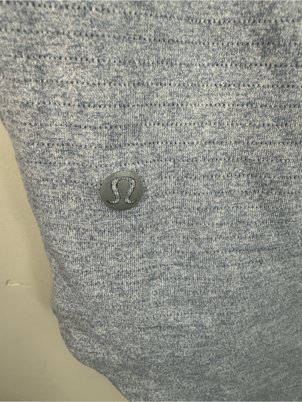Lululemon Drysense Short Sleeve Shirt in Heathered Regatta Blue Medium - Picture 8 of 11